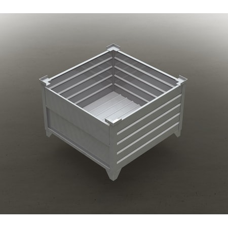 Topper Industrial 51009-DG42-X 43.5 L, 43.5 in W, 29.5 H, Steel, Telegray 2 51009-DG42-X